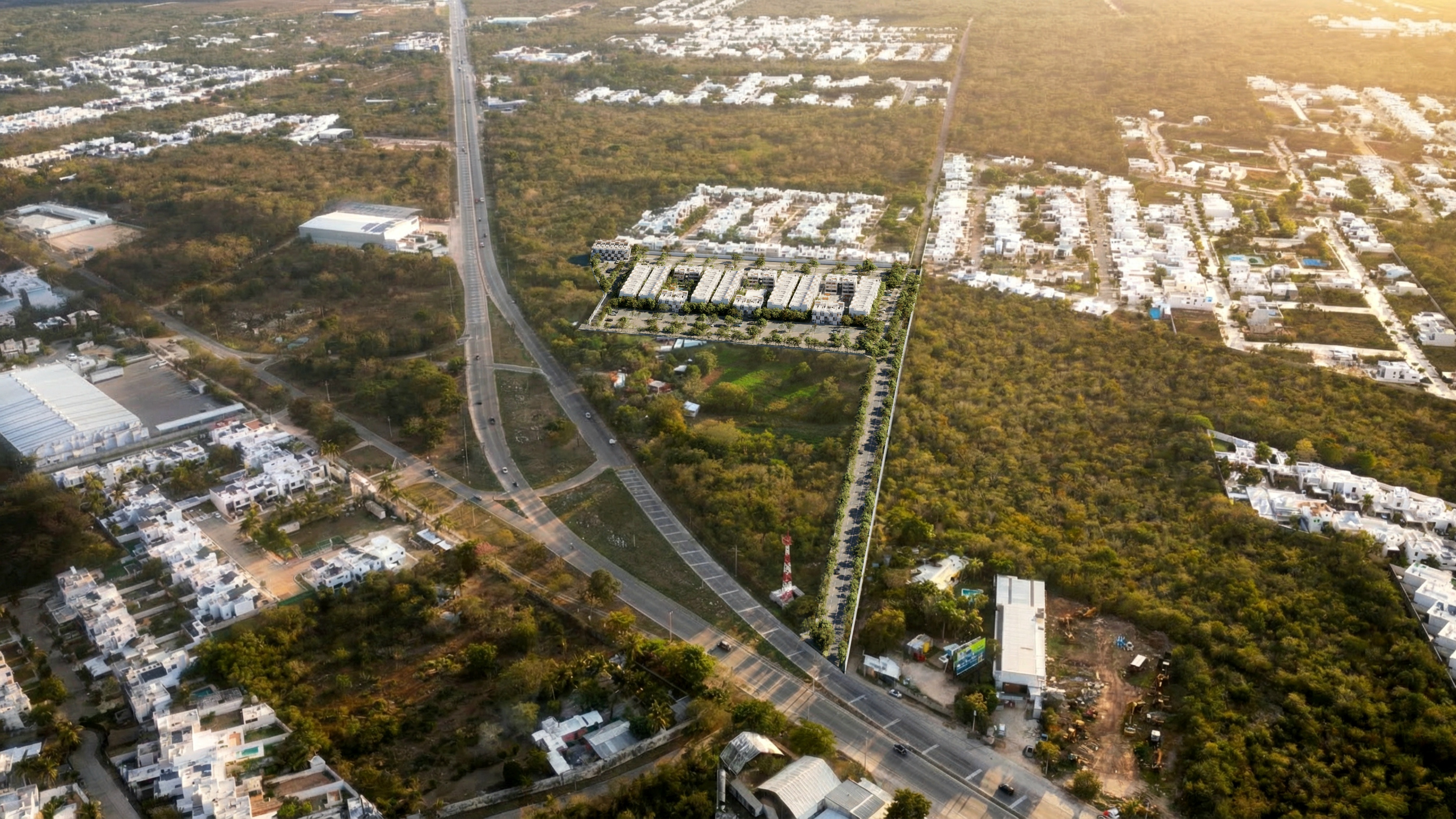 Distrito Conkal — Vista Aérea Norte Mérida